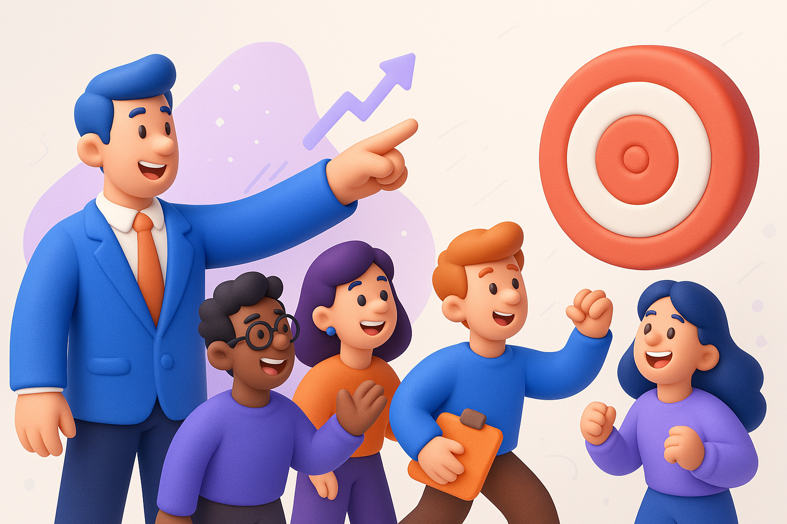 Zespół skupiony na jasnych celach biznesowych